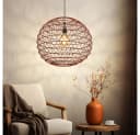 GLOBO LIGHTING Pendelleuchte Boho Metall Papier E27 Bild 4