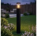 GLOBO LIGHTING LED Außen-Stehlampe Schwarz Edelstahl Bild 2