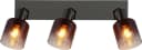 GLOBO LIGHTING Deckenstrahler SATELLA Schwarz/Glas kupferfarben Bild 4