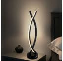 GLOBO LIGHTING LED Tischleuchte Warmweiß Touch-Dimmer Schwarz Bild 3