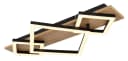 GLOBO LIGHTING LED Deckenleuchte BEATRIX I Schwarz Holzoptik 3000K Bild 4
