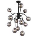 GLOBO LIGHTING RIHA LED Deckenleuchte 12-flammig Schwarz/Grau Bild 2