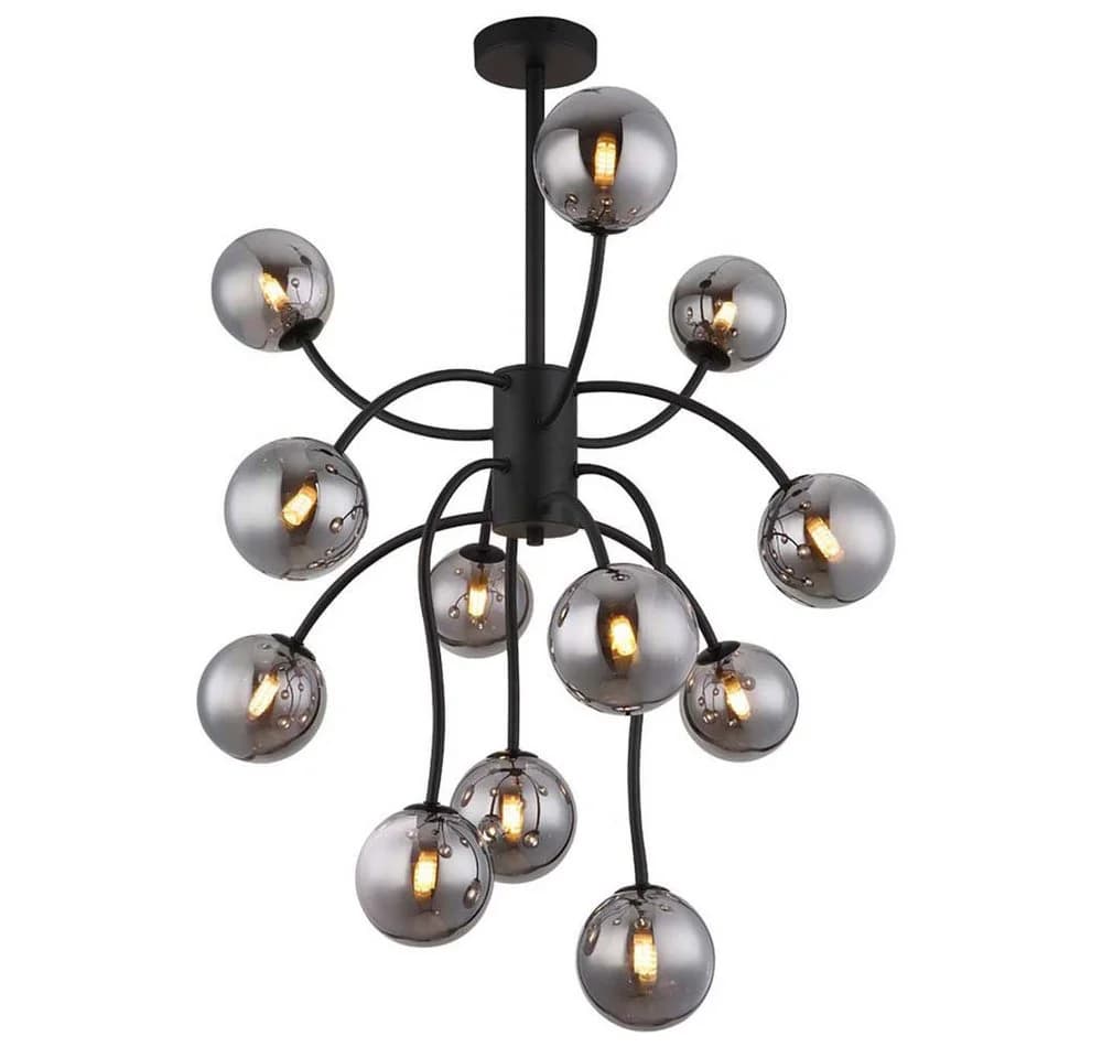 GLOBO LIGHTING RIHA LED Deckenleuchte 12-flammig Schwarz/Grau - Bild 2