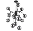 GLOBO LIGHTING RIHA LED Deckenleuchte 12-flammig Schwarz/Grau Bild 5