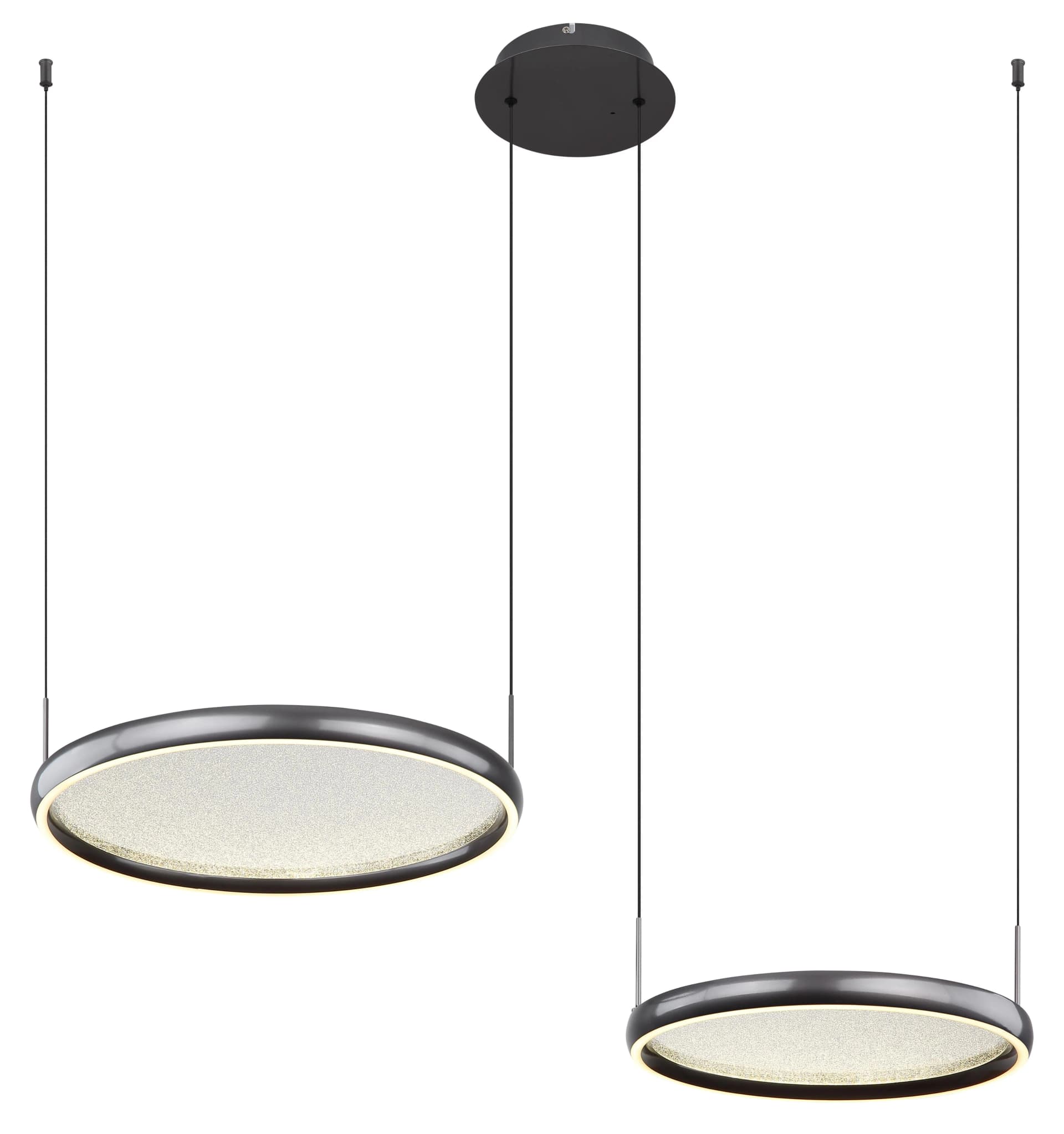 GLOBO LIGHTING Hängeleuchte BRIGGS Schwarz Matt Modern