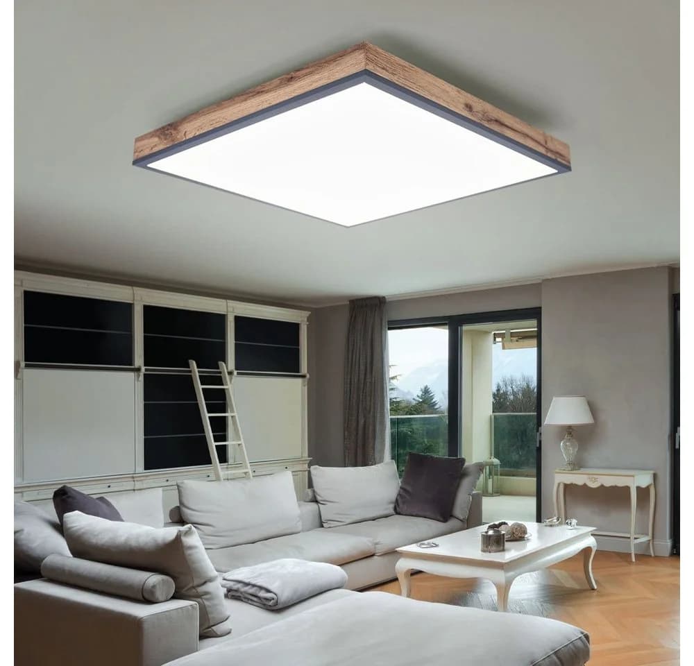GLOBO LIGHTING LED Deckenleuchte Warmweiß 45x45 cm