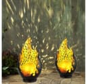 GLOBO LIGHTING Solarleuchte LED Warmweiß 2er Set Garten Deko Bild 1