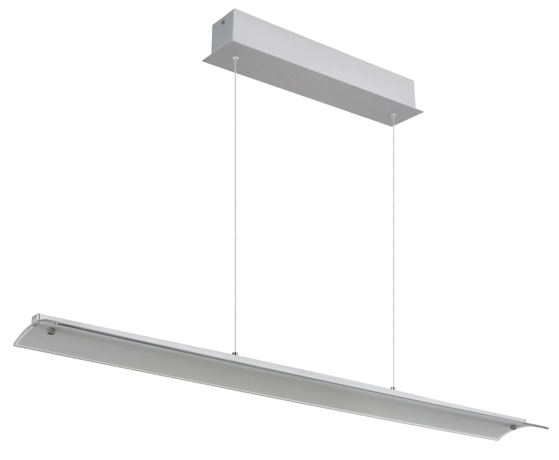 GLOBO LIGHTING LED-Hängeleuchte MURIELLA Aluminium gebürstet
