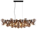 GLOBO LIGHTING Hängeleuchte UDO 2 Glasgrößen rauchfarben Bild 2