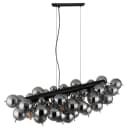 GLOBO LIGHTING Hängeleuchte UDO 2 Glasgrößen rauchfarben Bild 4