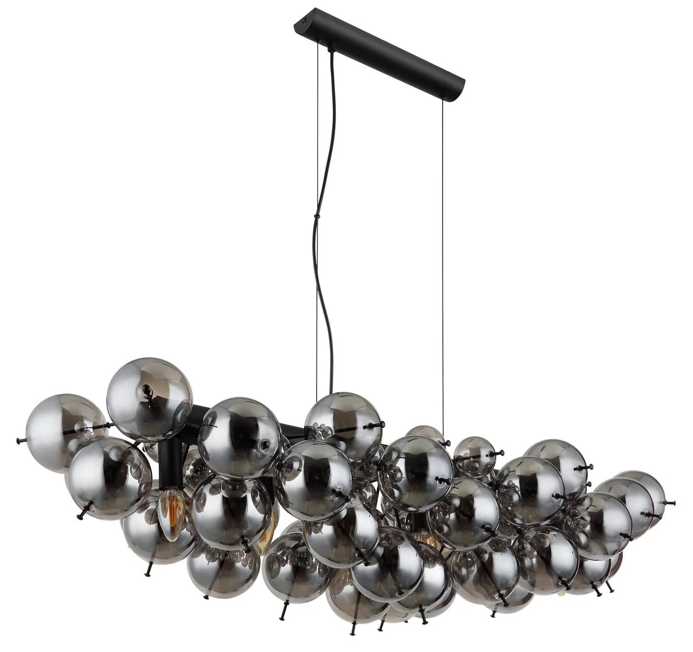 GLOBO LIGHTING Hängeleuchte UDO 2 Glasgrößen rauchfarben - Bild 5