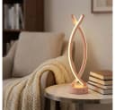 GLOBO LIGHTING LED Tischleuchte Dimmbar Warmweiß Orange Bild 3