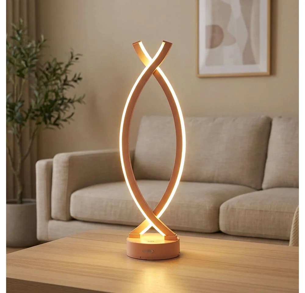 GLOBO LIGHTING LED Tischleuchte Dimmbar Warmweiß Orange - Bild 4