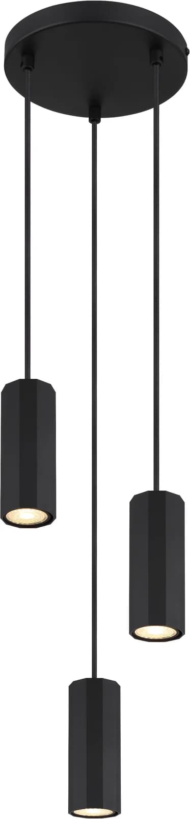 GLOBO LIGHTING Hängeleuchte JAMES Schwarz Metall