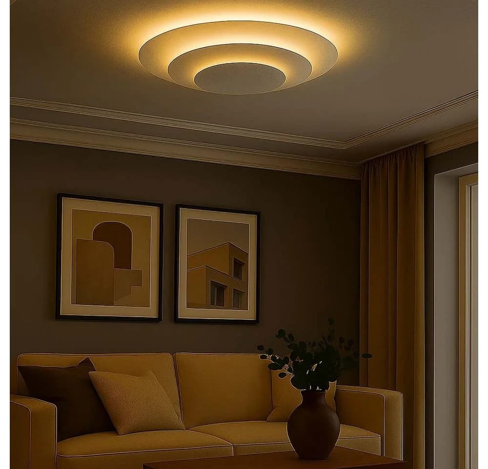 GLOBO LIGHTING LED Deckenleuchte Silber Warmweiß - Bild 2