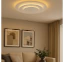 GLOBO LIGHTING LED Deckenleuchte Silber Warmweiß Bild 3