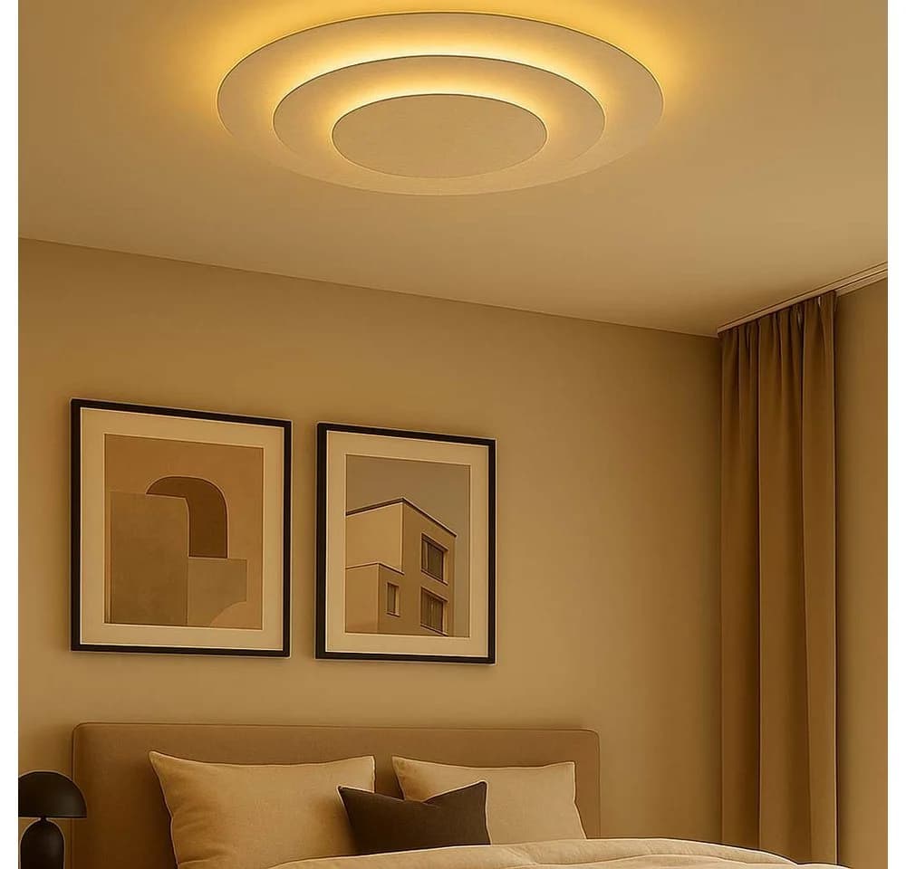 GLOBO LIGHTING LED Deckenleuchte Silber Warmweiß - Bild 4