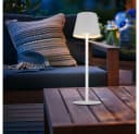 GLOBO LIGHTING LED Außen-Tischleuchte Weiß mit Touchdimmer Bild 3