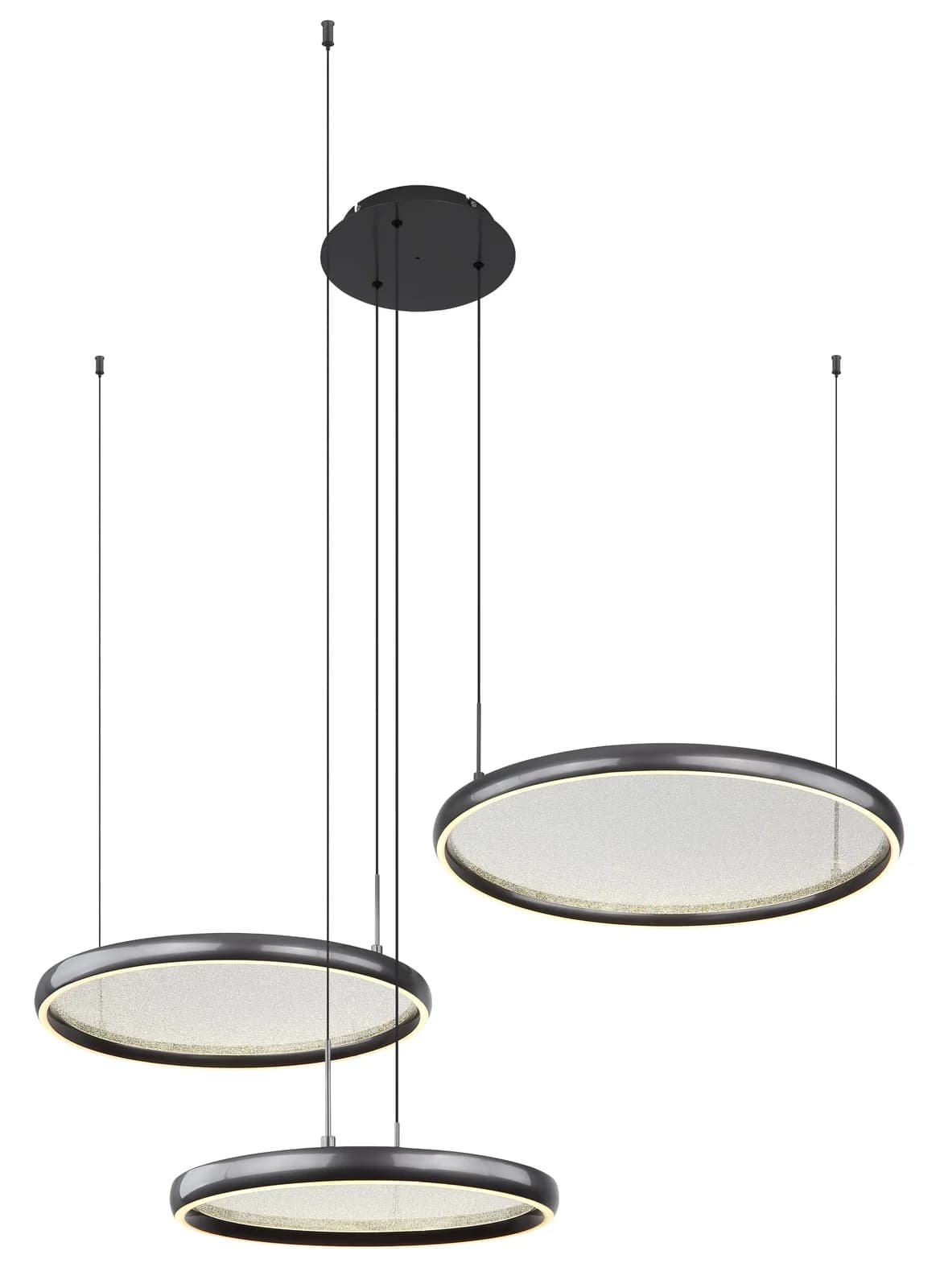 GLOBO LIGHTING Hängeleuchte BRIGGS Schwarz Matt LED