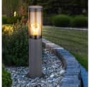 GLOBO LIGHTING Außen-Stehlampe Anthrazit Edelstahl E27 Bild 5