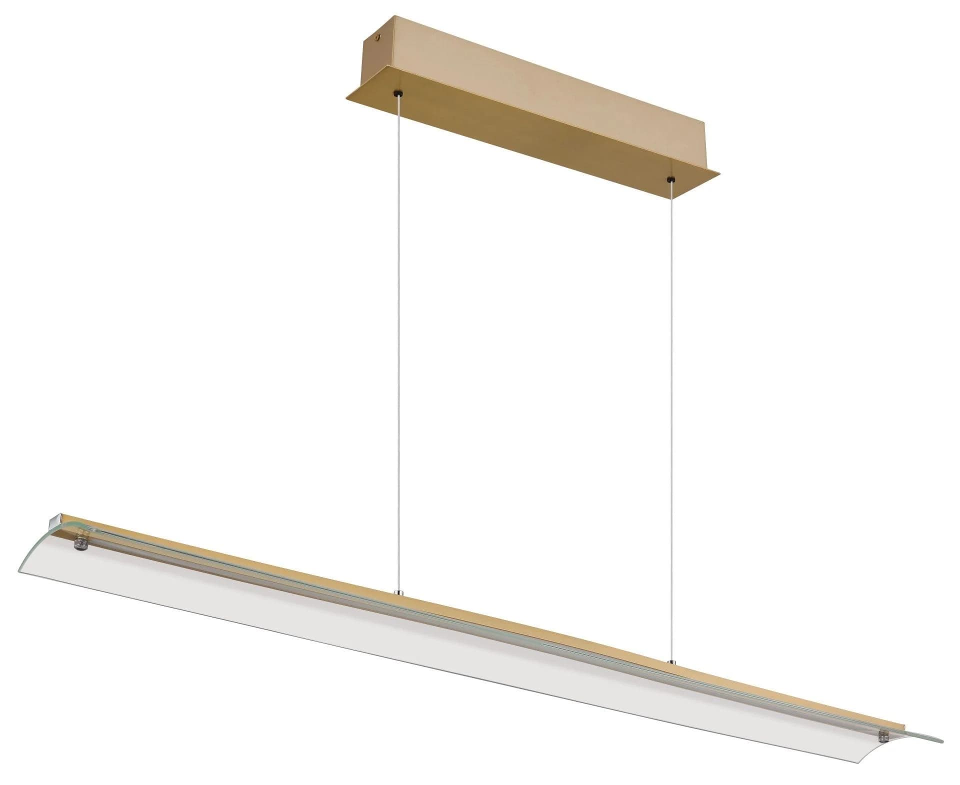 GLOBO LIGHTING LED-Hängeleuchte MURIELLA gold messingfarben matt