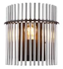 GLOBO LIGHTING Wandleuchte GORLEY Schwarz Glasstäbe Modern Bild 4