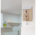 GLOBO LIGHTING Dekolicht CLOCKY Wanduhr Braun mit Kuckucksfunktion Bild 4