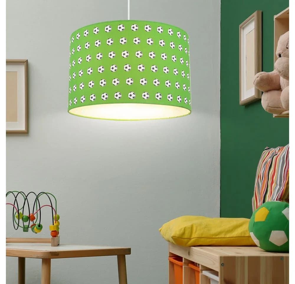 GLOBO LIGHTING Hängeleuchte Kinderlampe Kinderzimmerlampe Deckenlampe Pendelleuchte Grün