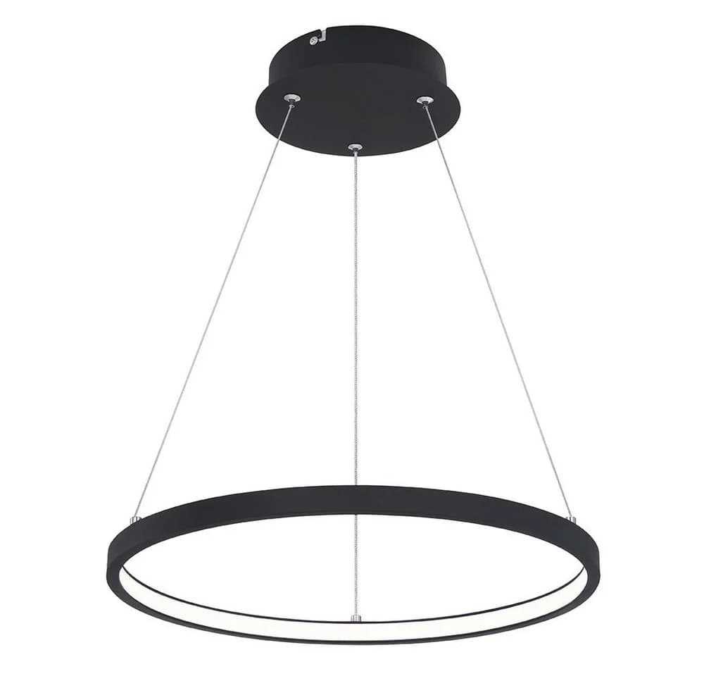 GLOBO LIGHTING LED Pendelleuchte Schwarz Matt Ring - Bild 5