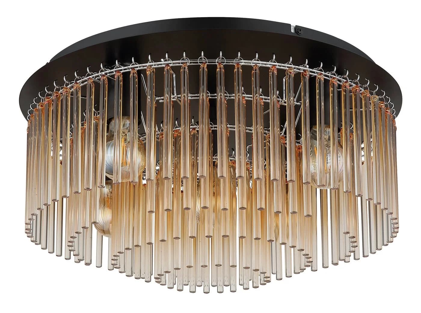 GLOBO LIGHTING Deckenleuchte GORLEY Glasstäbe Metall - Bild 3