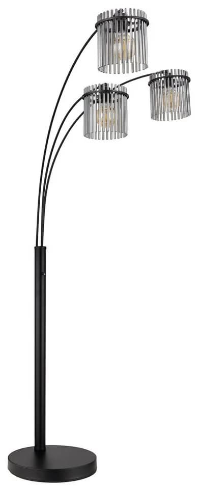GLOBO LIGHTING Stehlampe GORLEY Schwarz Matt Glasstäbe - Bild 2