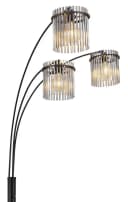 GLOBO LIGHTING Stehlampe GORLEY Schwarz Matt Glasstäbe Bild 3