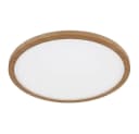 GLOBO LIGHTING LED Deckenleuchte Warmweiß IP44 Holzoptik 3-Stufen-Dimmer Bild 2