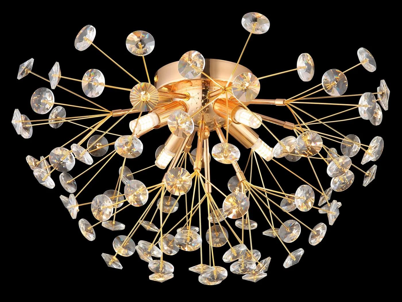 Deckenleuchte KATRINA Goldfarben Metall GLOBO Lighting - Bild 4