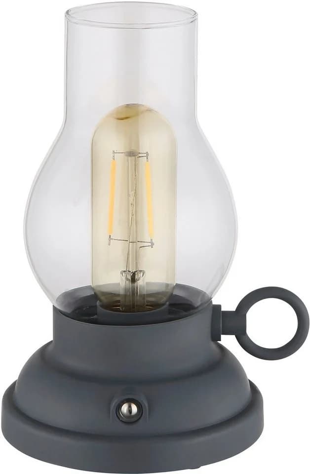 GLOBO LIGHTING LED Tischleuchte PETRO Dimmer Anthrazit Akku - Bild 2