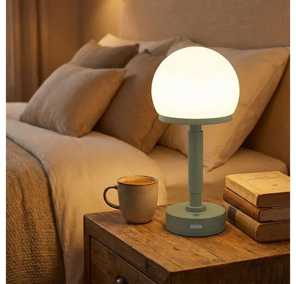GLOBO LIGHTING LED Tischleuchte grün mit Touchdimmer - Bild 3