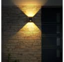 GLOBO LIGHTING LED Außen-Wandleuchte Warmweiß Solarlampe Bild 2