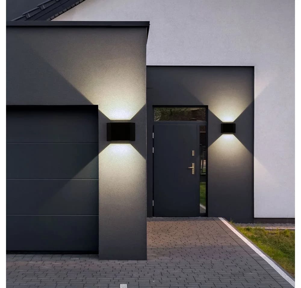 GLOBO LIGHTING LED Außen-Wandleuchte Warmweiß Solarlampe - Bild 5