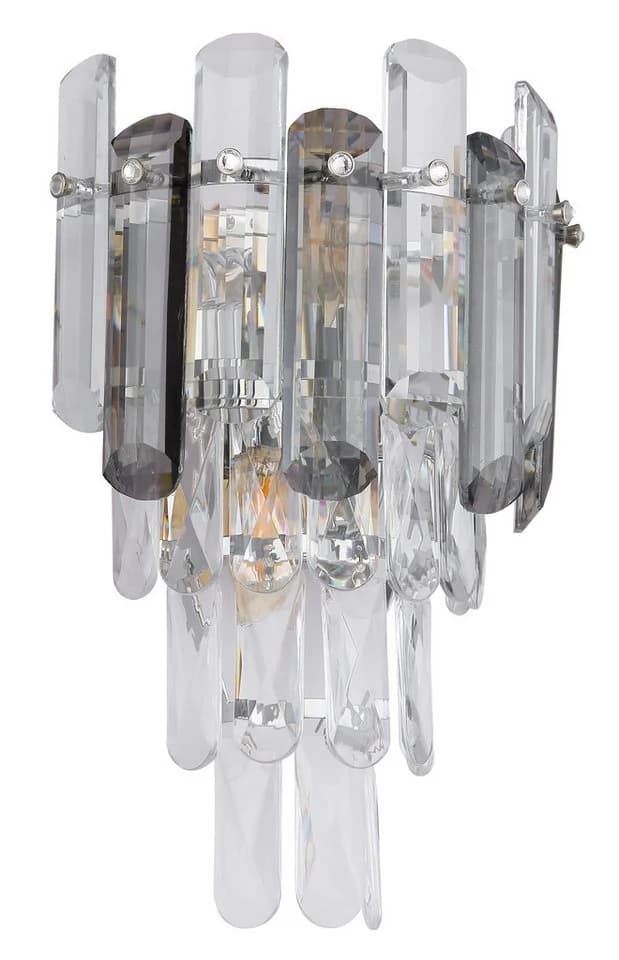 GLOBO LIGHTING Wandleuchte ORGINA Silber Kristall E14 - Bild 3