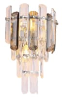 GLOBO LIGHTING Wandleuchte ORGINA Silber Kristall E14 Bild 4