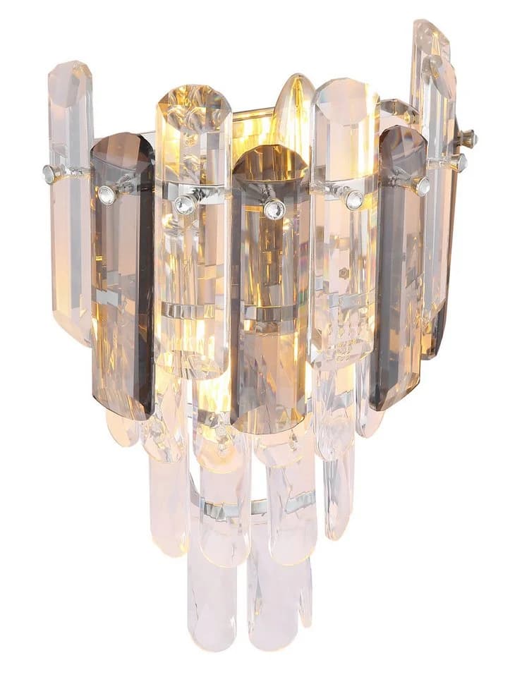 GLOBO LIGHTING Wandleuchte ORGINA Silber Kristall E14 - Bild 5