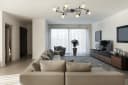 NOWA Deckenleuchte VENEZIA Rostfarben Metall Glas Bild 1
