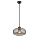 GLOBO LIGHTING Pendelleuchte Rauchglas Schwarz LED inklusive Bild 2