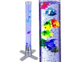 GLOBO LIGHTING LED Stehlampe RGB Wassersäule mit Fischen Bild 2