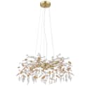 GLOBO LIGHTING Pendelleuchte Gold Glaskristalle 8x G9 Bild 1