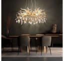 GLOBO LIGHTING Pendelleuchte Gold Glaskristalle 8x G9 Bild 2
