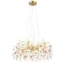 GLOBO LIGHTING Pendelleuchte Gold Glaskristalle 8x G9 Bild 4