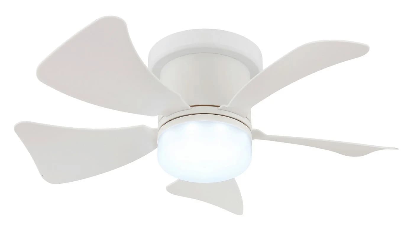 Deckenventilator HINES Weiß Matt mit Fernbedienung und Timer - Bild 4