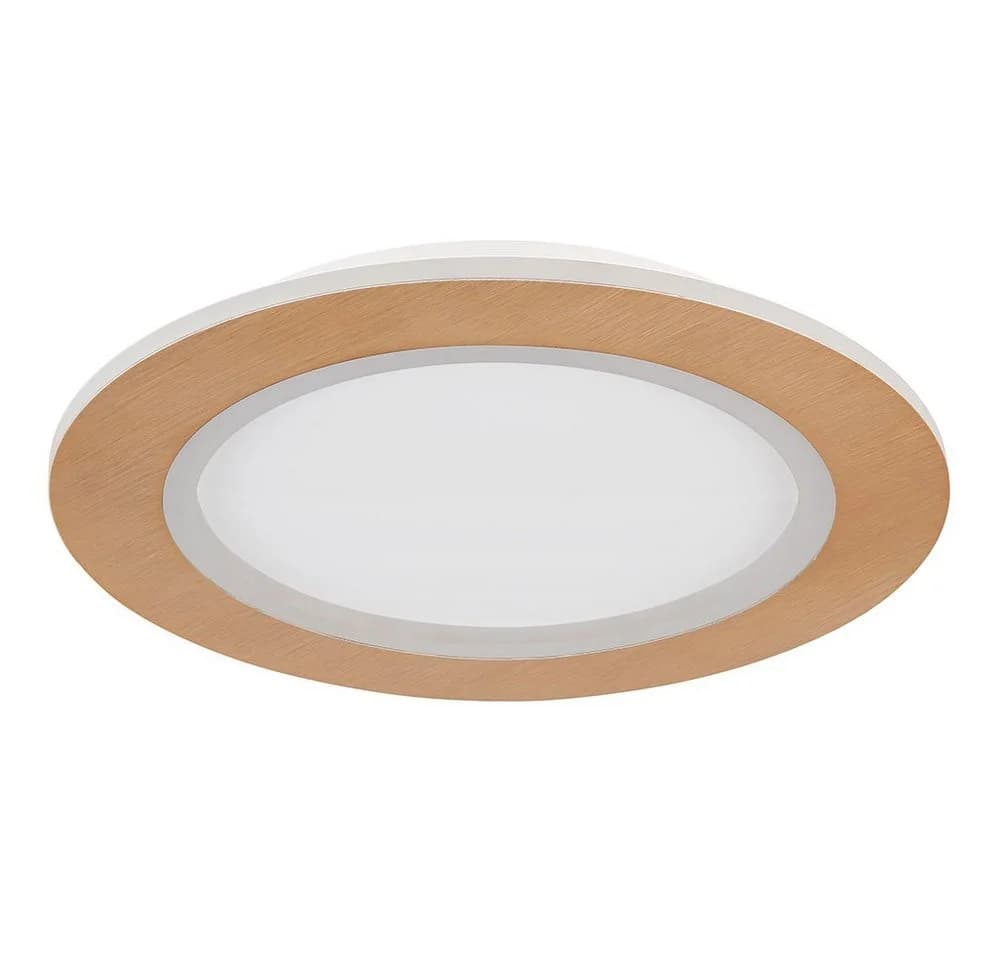 GLOBO LIGHTING LED Deckenleuchte Weiß CCT Schaltung Holzoptik - Bild 5