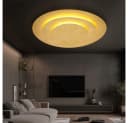 GLOBO LIGHTING LED Deckenleuchte Warmweiß Metall Gold Bild 1